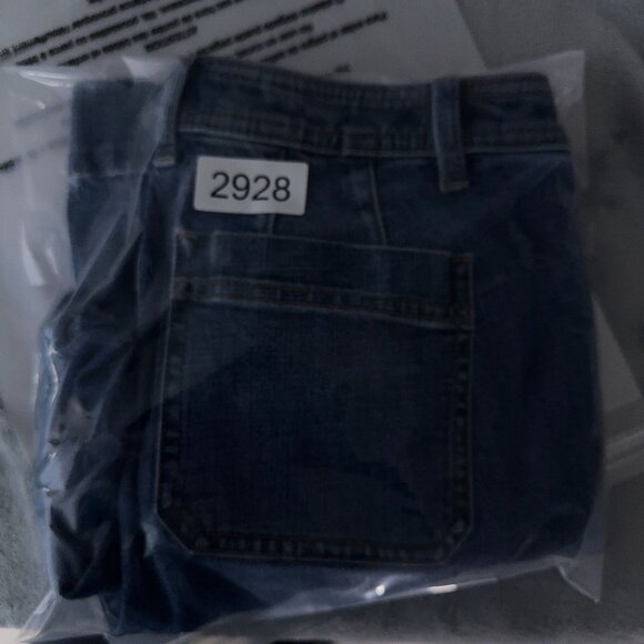 NWT Talbots Wide Leg Crop Jeans Womens Size 14WP High Waist Medium Wash Blue - Picture 13 of 13